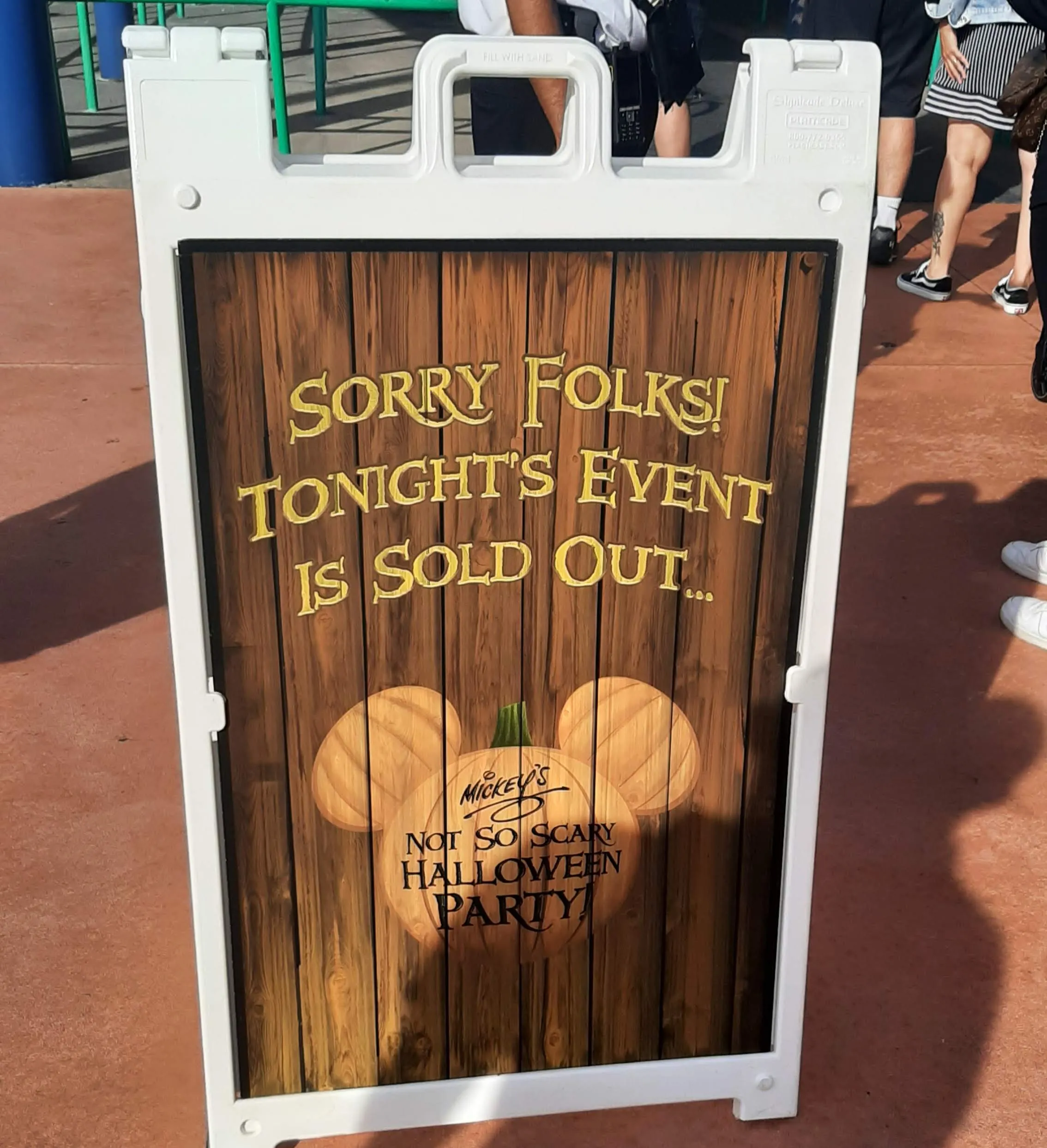  Mickey's Not-So-Scary Halloween sold out