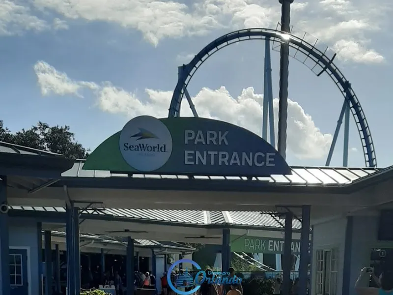 Entrada do parque SeaWorld