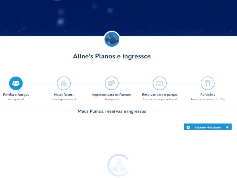 Assim que você acessa, já aparece algumas funcionalidades que a plataforma tem.