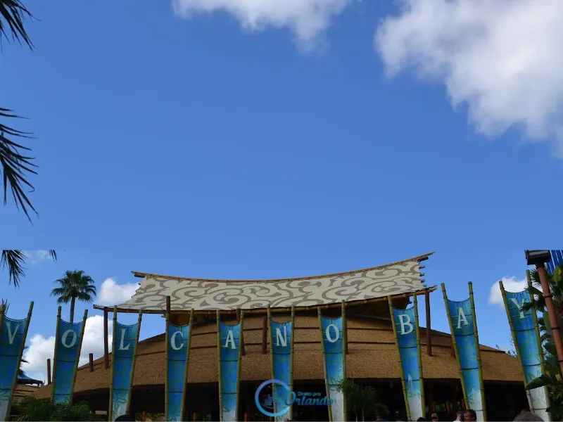 Entrada do Volcano Bay