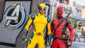 Deadpool e Wolwerine na Disney Califórnia