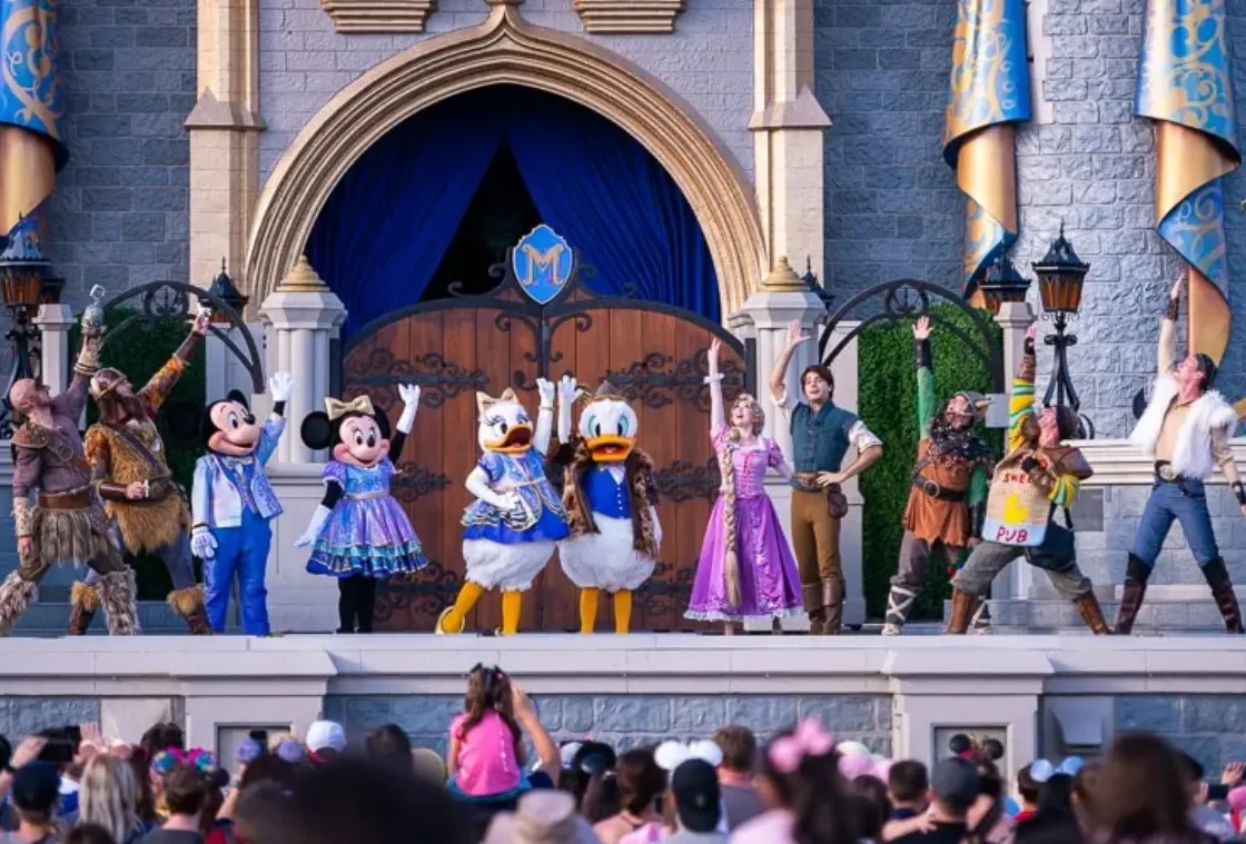 shows no palco do Castelo da Cinderela no Magic Kingdom