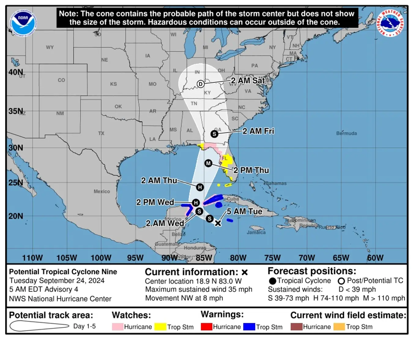 Walt Disney World recebe alerta para chegada de tempestade tropical