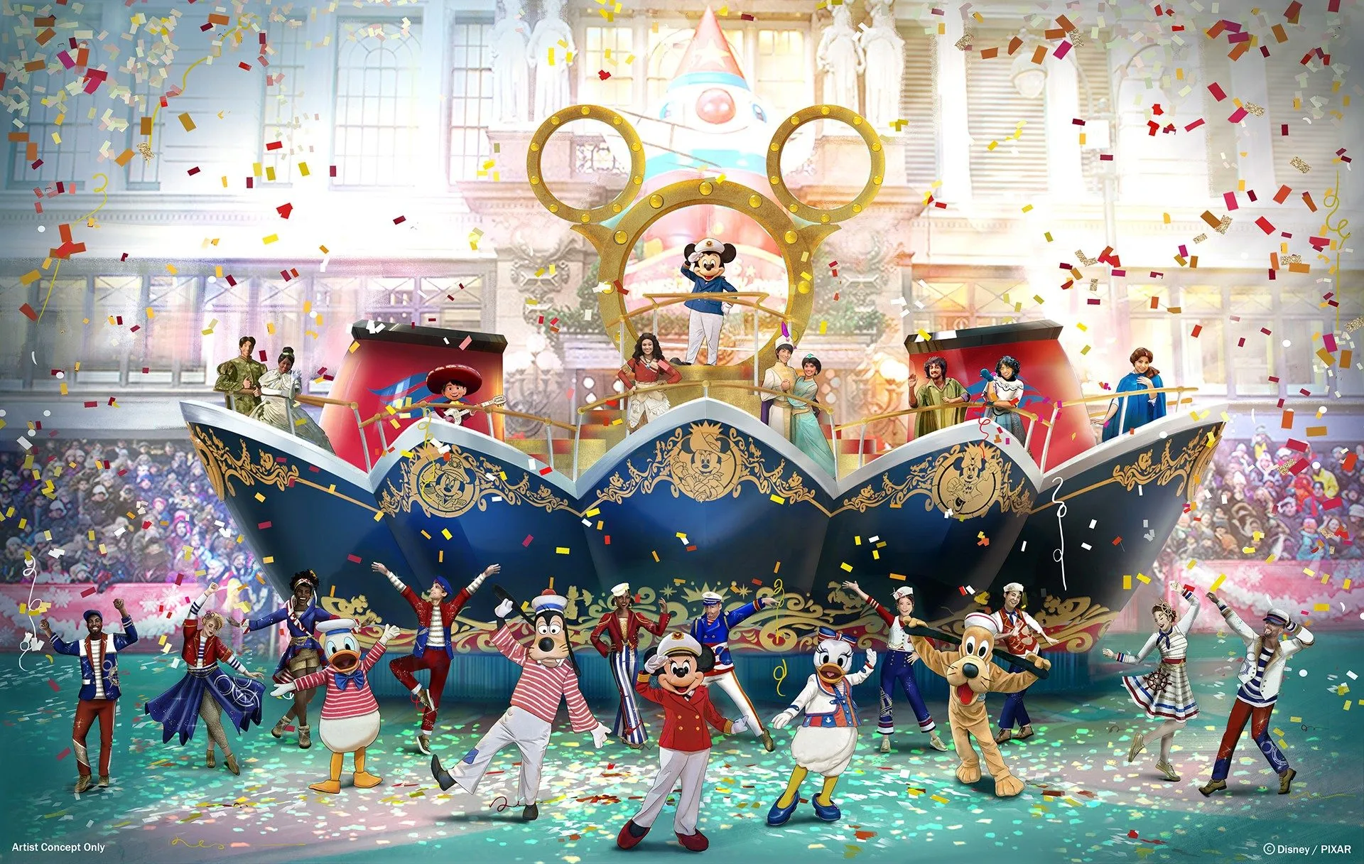 Disney divulga imagem do carro alegórico para o desfile de Ação de Graças da Macy's