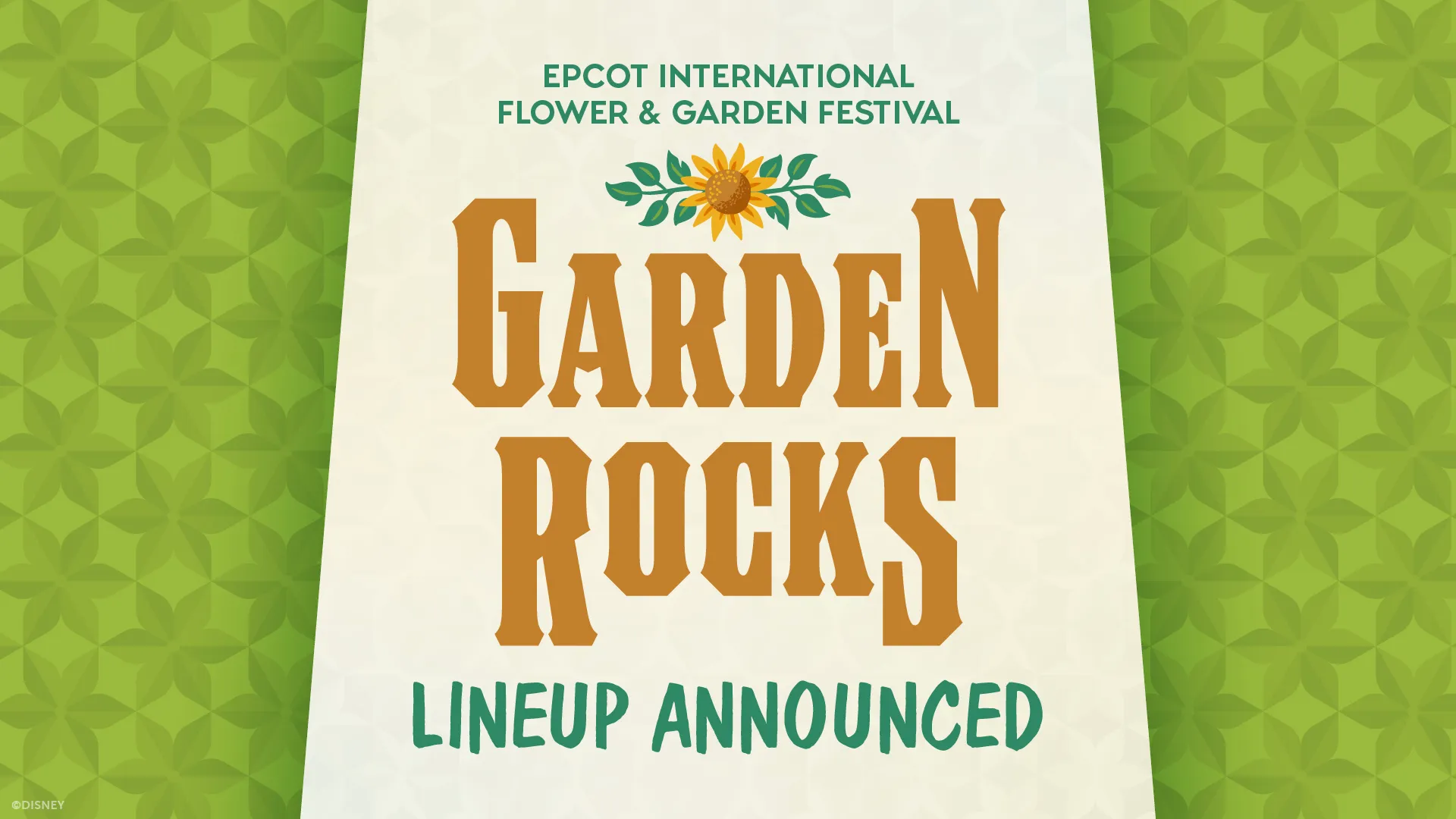 Epcot International Flower & Garden Festival Garden Rocks